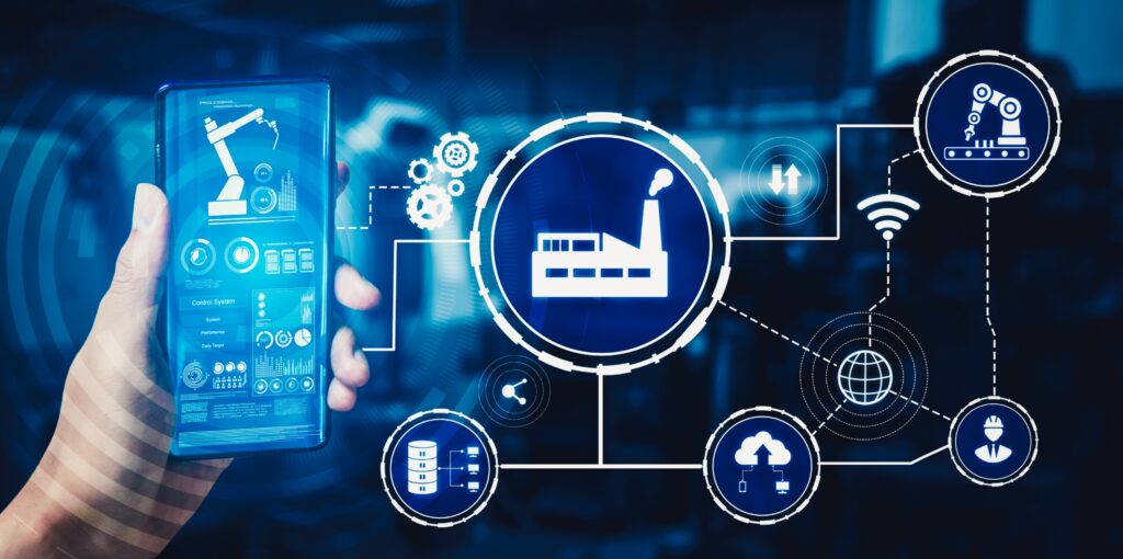 Fábrica inteligente da Indústria 4.0